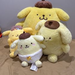 Official Sanrio Licensed Pompompurin Plushies