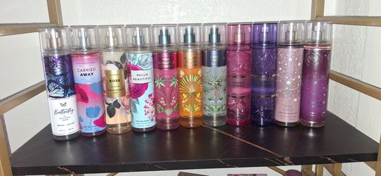 Bath and bodyworks, fine'ry, mix bar body sprays $5 each