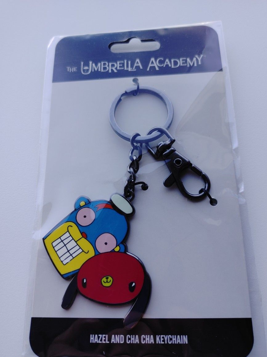 Umbrella Academy Cha Cha & Hazel Keyring
