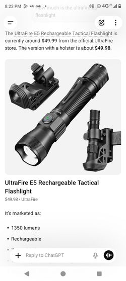 Awesome flashlight