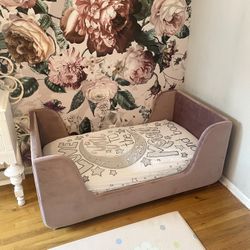 Pink Second Story Home Bodhi Girls Kids Toddler Bed Mattress and Covers