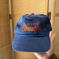 vintage Denver Broncos Sports corduroy snapback Hat