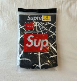 Supreme Hanes SpiderMan Boxer Briefs 2 pack black