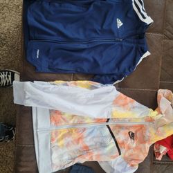 Boys Adidas jacket And Nike Jacket Size 8/10