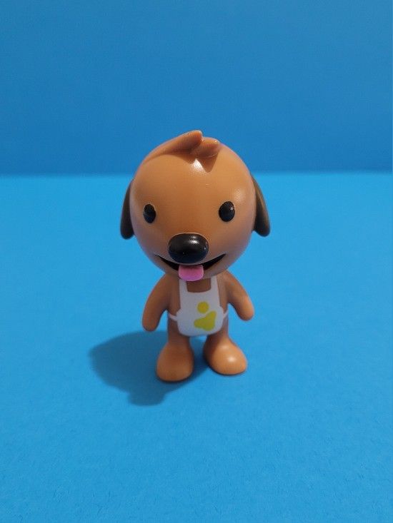 Sago Mini Harvey the Dog Figurine w/ Apron 2.75” Rare Collectible EUC.