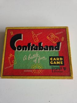 Contraband Card Game Pepys Series Vintage