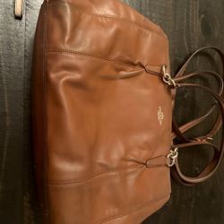 Coach Leather Purse Tote 