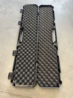 Protective Hard  Case, Durable hard case with foam padding for secure storage.