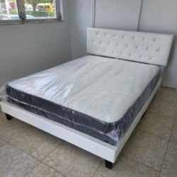 New QUEEN SIZE BED FRAME WITH MATTRESS AND KING BED WITH MATTRESS 