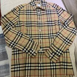 Brand new Burberry plaid shirt