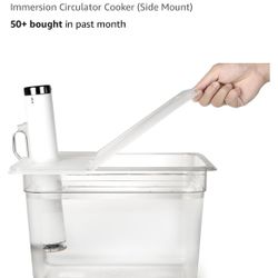 Sous Vide Container 12 Quart with Collapsible Hinged Lid for your Sous Vide Immersion Circulator Cooker