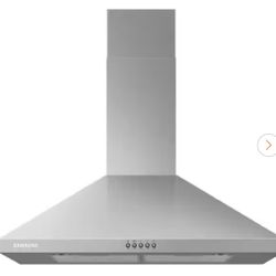 30 in. Wall Mount Range Hood with LED Lighting in Stainless Steel