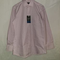 G200 Square Long Sleeve Button Down Dress Shirt Size 15.5 32.5