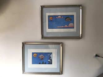 Original Artwork, Acrylic On Illustration Board Framed