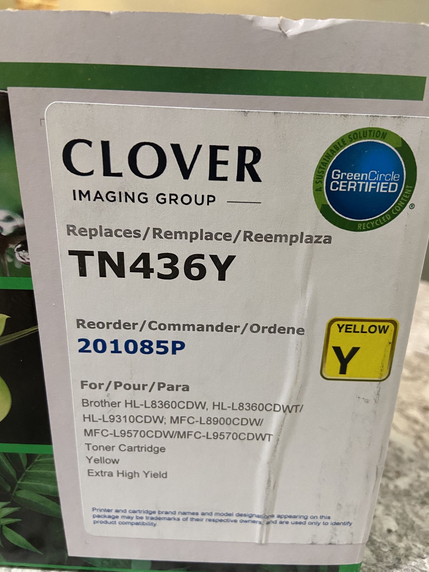 Yellow Toner - TN 436Y for Brother Printer