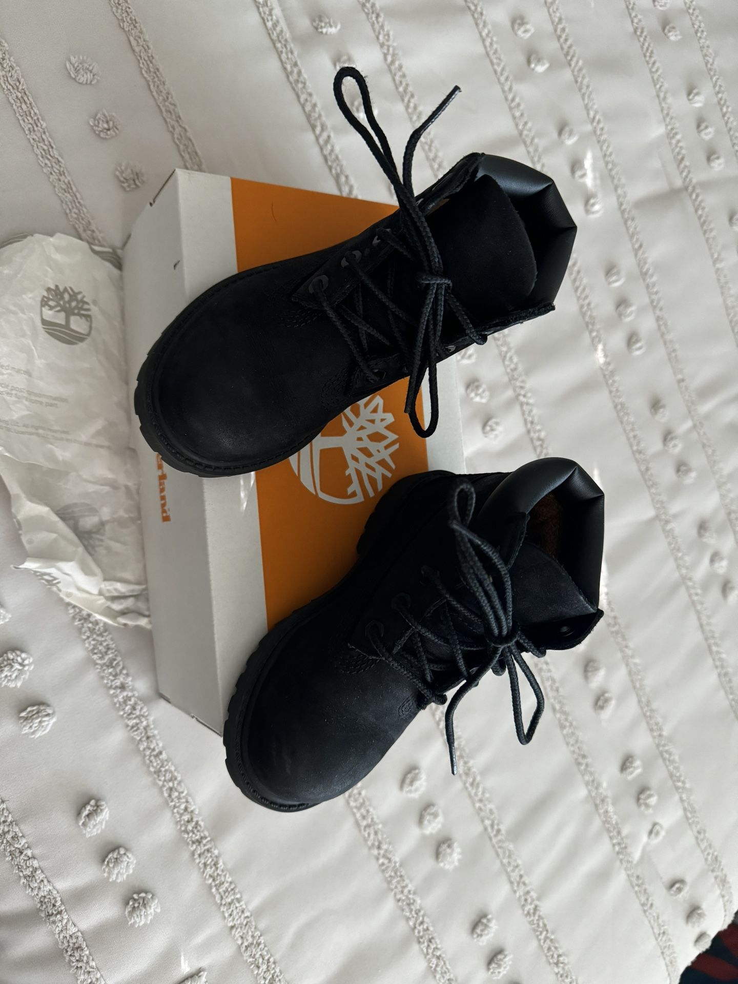 Timberland Black Boots For Boy