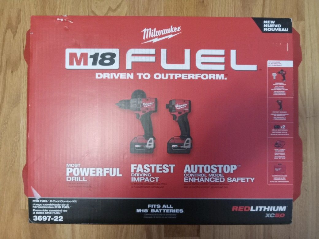 Milwaukee M18 Fuel 2 Tool Combo Kit