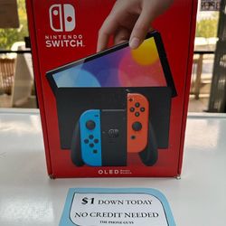 Nintendo Switch OLED Gaming Consoles New -  PAYMENTS AVAILABLE LOW AS $1 DOWN  - NO CREDIT NEEDED