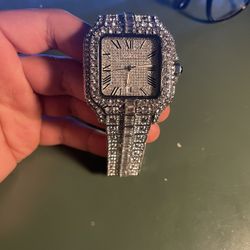 Cartier Moissanite Diamond Watch