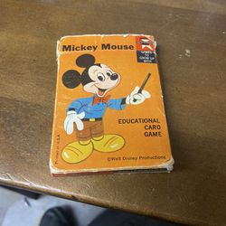 Vintage Mickey Mouse Cards 