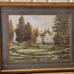 Par 3 By The Stream Painting