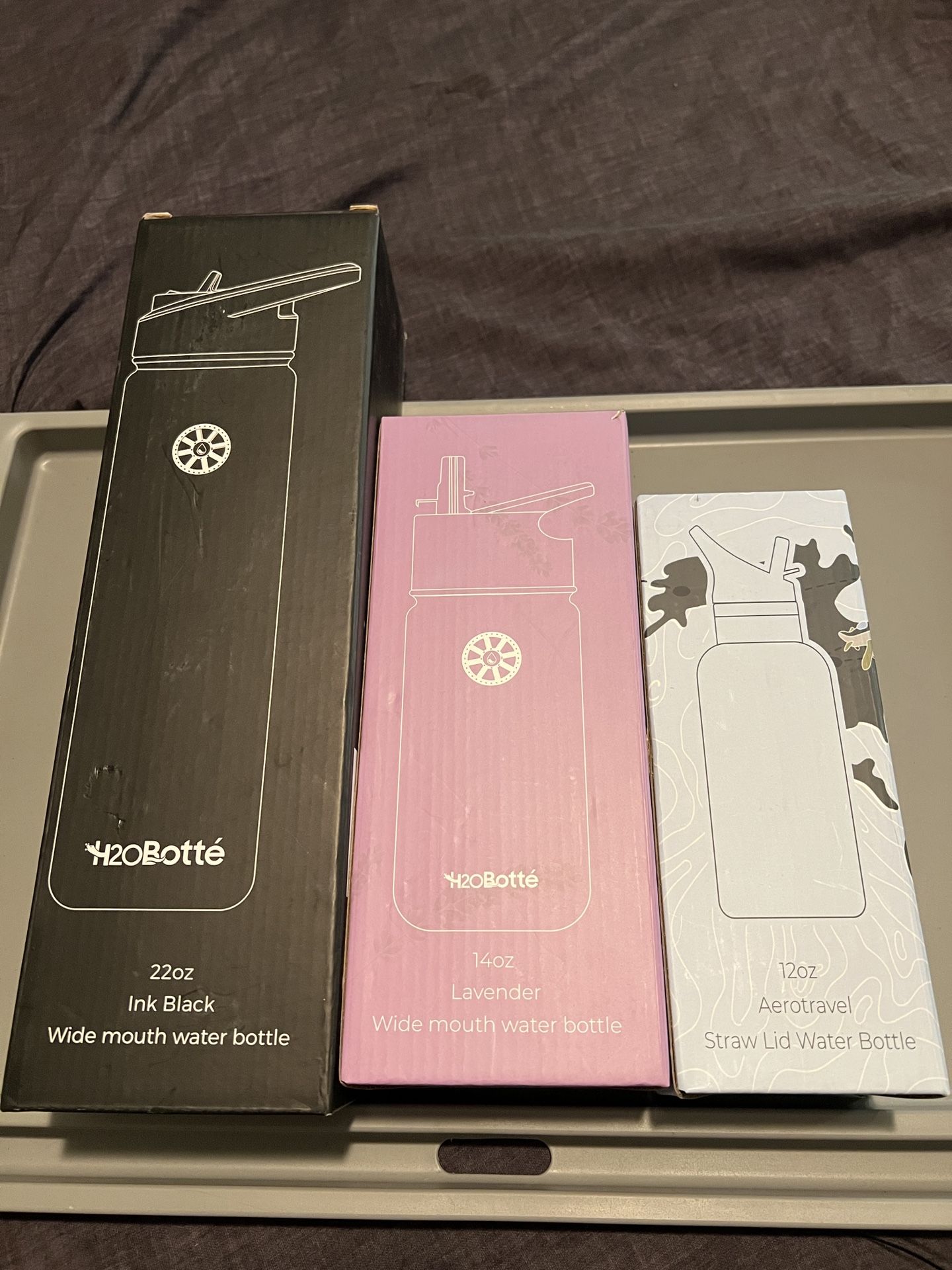 3 Brand New Water Bottles