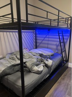 FREE!!!!! Black Full over full bunk bed