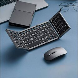 Foldable Wireless Keyboard And Mouse Travel Set $30
