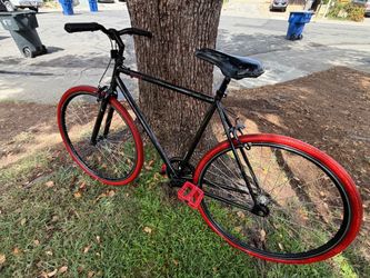 Black Fixed Gear Single Speed Bike