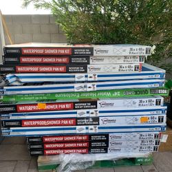 **NEW|WATERPROOF SHOWER PAN KIT|36X48|36X60**
