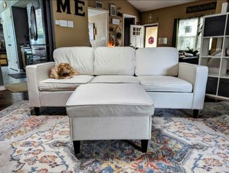 Modern Couch With Ottoman Storage