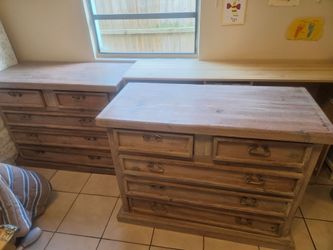 Rustic Wood bedroom dressers Nightstand with Drawer and Cabinet