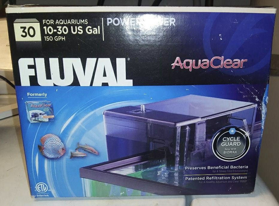 Brand New In Box Fluval AquaClear 30 Aquarium Filter