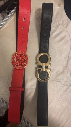 Gucci Belt & Black Ferogamo