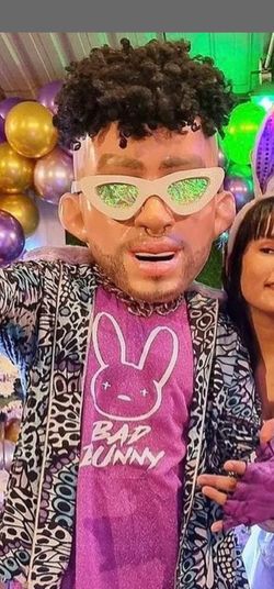 Bad Bunny Mascot Costume Birthday Halloween