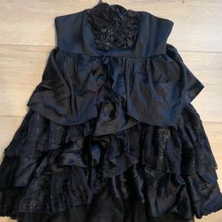 Vintage Betsey Johnson black party dress Size 4