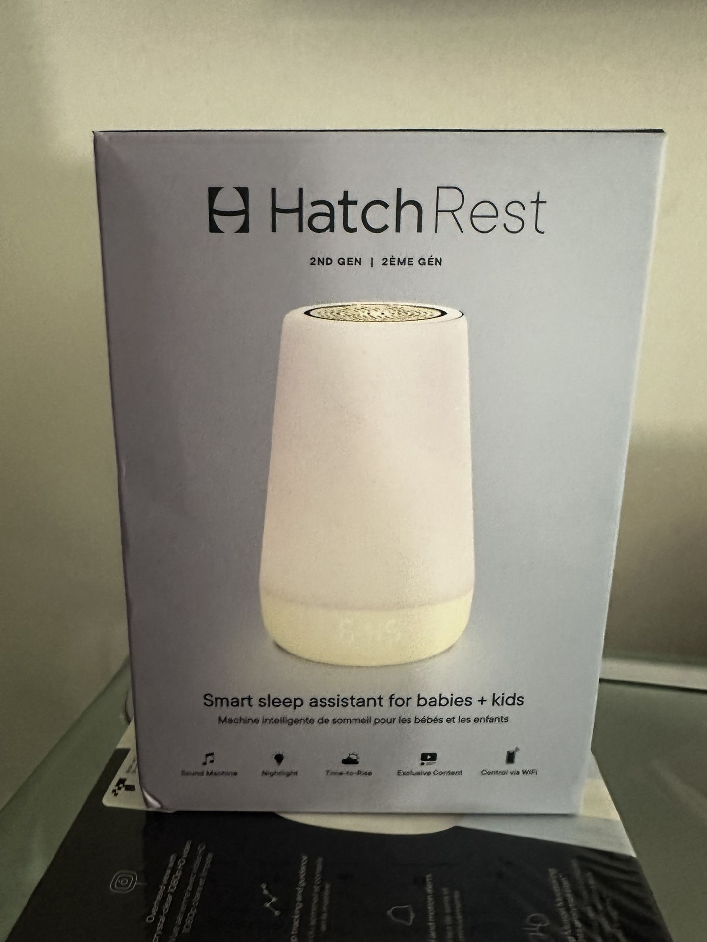 Hatch Rest 2nd Gen White Wireless Sleep Sound Machine (BRAND NEW SEALED BOX)