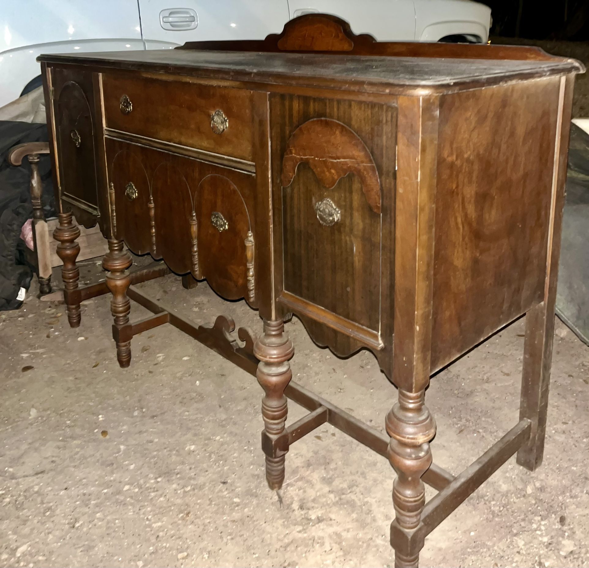 1930’s  Antique  Sideboard Buffet 