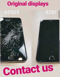 Iphone 8 lcd black and white original