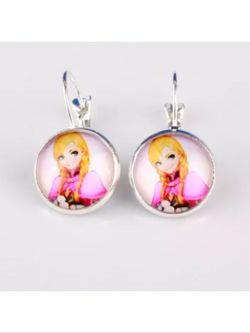 Anna silver plated clip on earrings