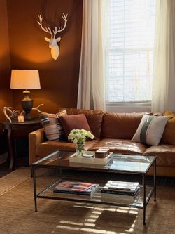 Leather couch