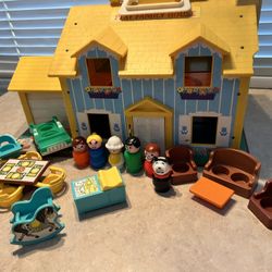 Vintage Fisher Price Yellow House