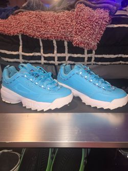 Fila Disruptor Sneakers Light Blue size 8 1/2