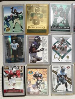 Vintage & Modern Football Card Collection - Brian Urlacher RC, Emmitt Smith, Autographs