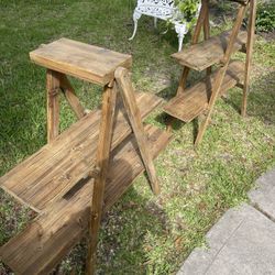 Wood Decorations Stand 