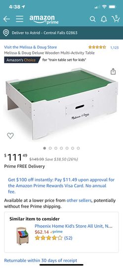 Melissa and doug play table