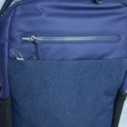 Travelon blue/black backpack new without tags