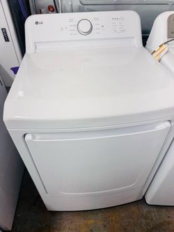 LG White Front-Load Dryer