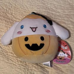 Sanrio Cinnamonroll Halloween Pumpkin 8” Squishmallow NWT 