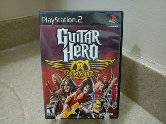 PS2 Guitar Hero Aerosmith game